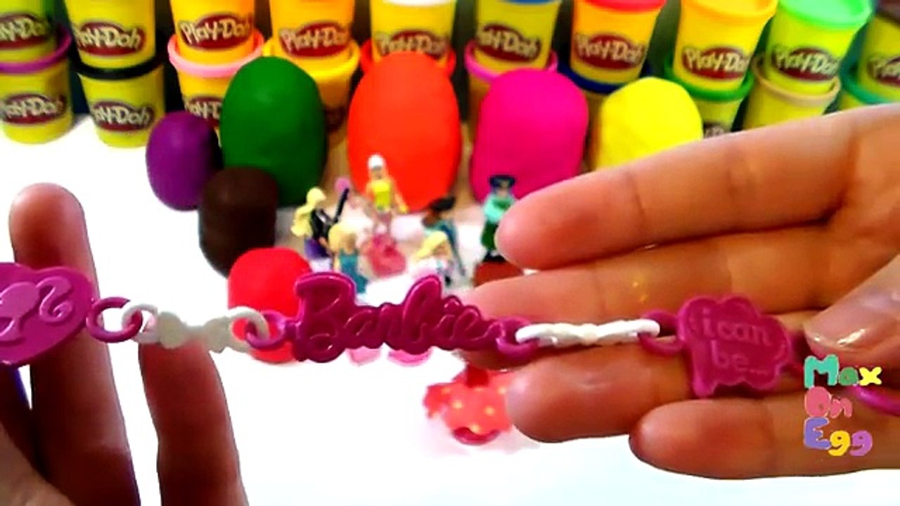 Много Яиц Плей До Киндер Сюрприз Барби Тачки 2 Монстр Хай Маша и Медведь