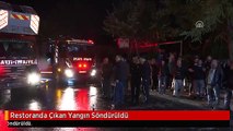 Restoranda Çıkan Yangın Söndürüldü