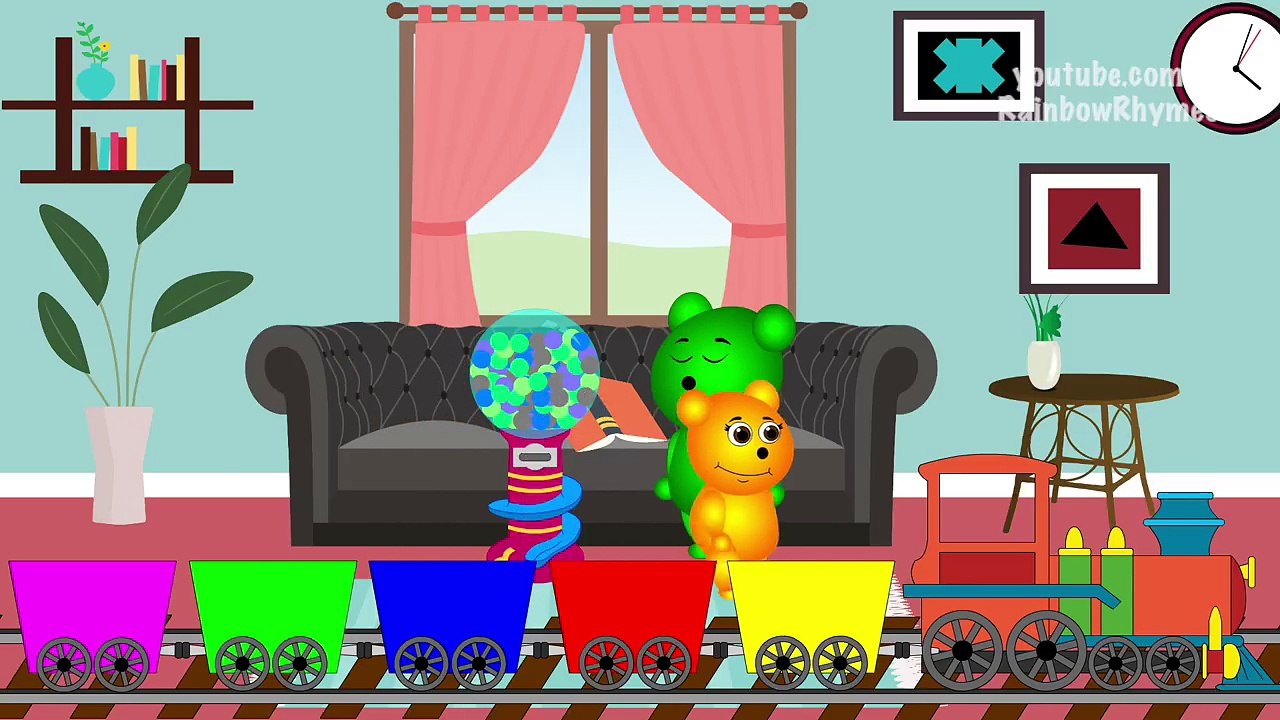 Mega Gummy Bear Electric Shock Scary Weather Funny Cartoon Finger Family Nursery Rhymes