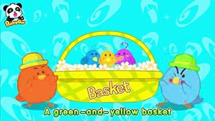 ♬A Tisket A Tasket   ハンカチ落とし   赤ちゃんが喜ぶ人気の英語童謡  子供の歌  アニメ  動画  BabyBus