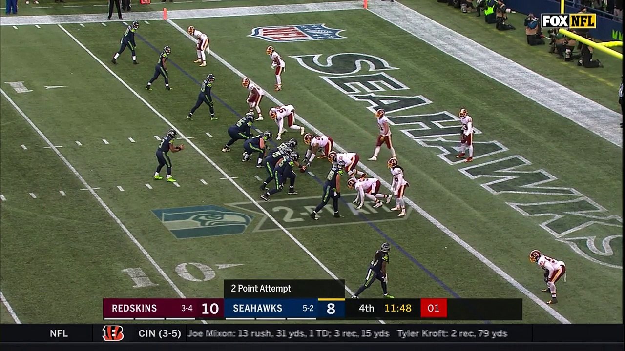 Can't-Miss Play: Seahawks' two-point conversion turns into Redskins lateral frenzy