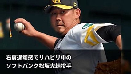 ソフトバンク松坂がブルペン投球「ほぼ全力で」