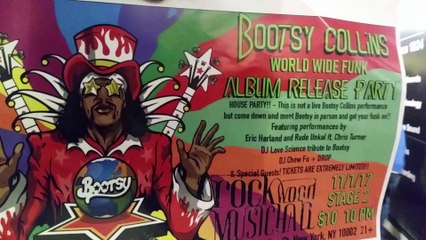 Bringing in 41 years on earth in a beautiful way- Meeting Bootsy Collins!