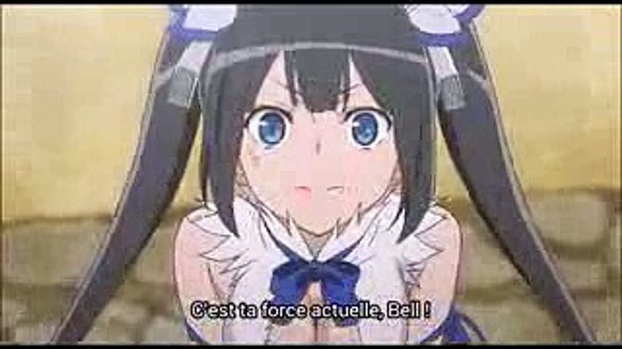 DanMachi - Bell vs Silverback (Hestia Knife) (Fighting scene) VOSTFR