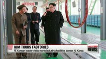 North Korean leader Kim Jong-un tours factories, highlights importance of economic self-reliance