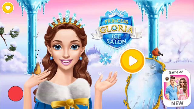 Princess Gloria Ice Salon - Makeover Care Hair color Makeup Learn colors | Fun Kids Games