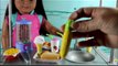 Review on the American Girl doll ~ Campus Snack Cart Set Opening Package
