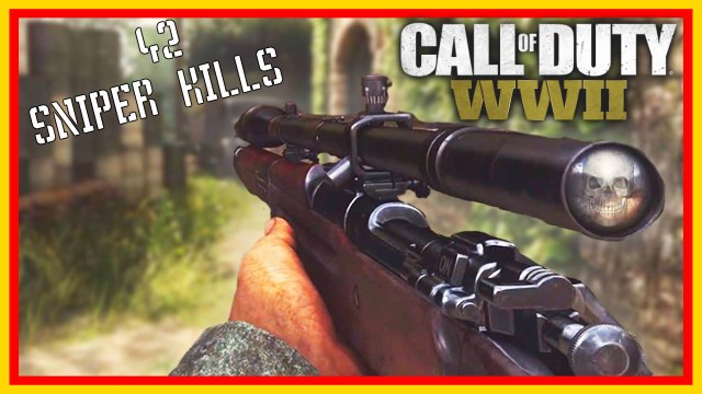 call of duty world war 2 42 kills with m1903 sniper rifle