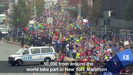 New York marathon showcases city's resilience after truck attack