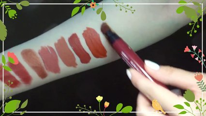 秋冬唇膏必收色系16支脏橘色试色 | lipstick swatches | 可能是史上最全的南瓜色、脏橘色|鬼打墙系列