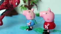 Peppa Pig Portugues: O Homem Aranha Salva o Pig George, Novas Historias da Familia Peppa Pig Brasil