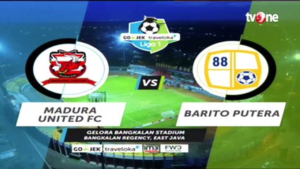 Highlights Liga 1 - Madura United vs Barito Putera (3-1)