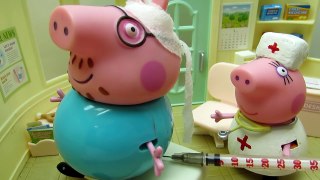 Свинка Пеппа Папа Свин в больнице, потерял память 2 серия