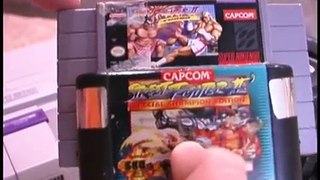 Classic Game Room - SEGA vs. NINTENDO STREET FIGHTER 2 review part 1
