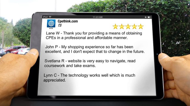 Cpethink.com Review Terrific 5 Star Review by TS
