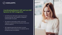 Connect non-SAP systems quickly and easily through HokuApps SAP integration
