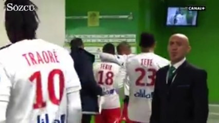 Saint Etienne - Lyon maçında olaylar çıktı