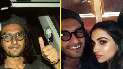 Ranveer Singh and Deepika Padukone at Padmavati Trailer Success Party