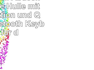 Navitech Fall  Abdeckung  Tasche  Hülle mit Standfunktion und QWERTZ Bluetooth Keyboard