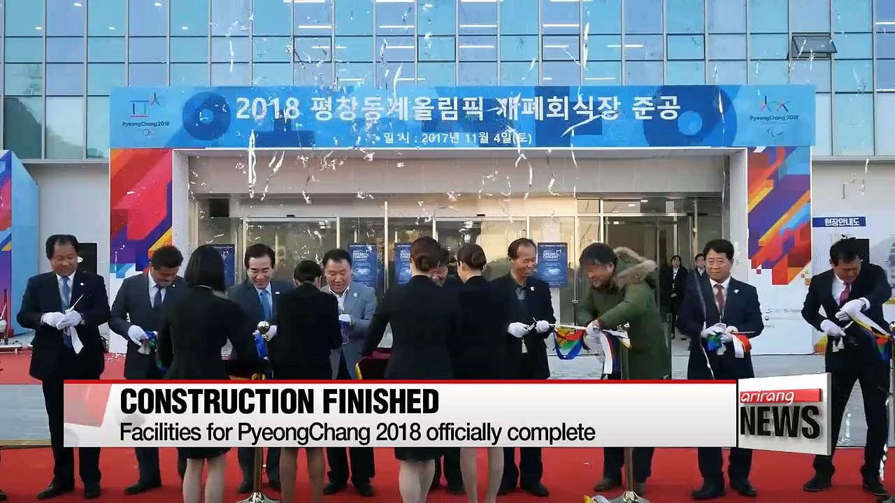 Construction 'complete' on PyeongChang 2018 facilities
