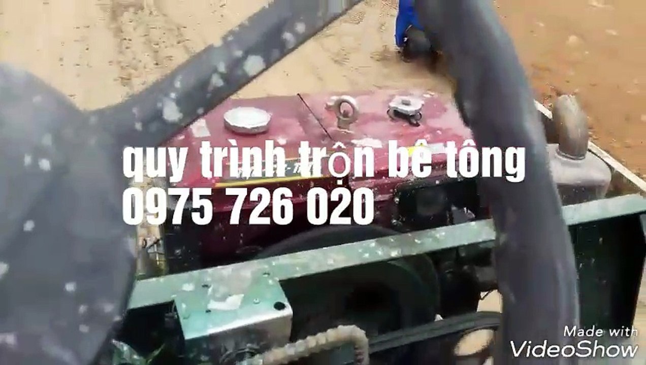 Xe ( máy trộn bê tông tự hành Lạc Hồng ) máy trộn 6 bao 9 bao _ NHÍP TRƯỚC SAU CỰC KHOẺ