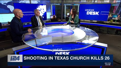 i24NEWS DESK | Shooting in Texas church kills 26 | Monday, November 6th 2017