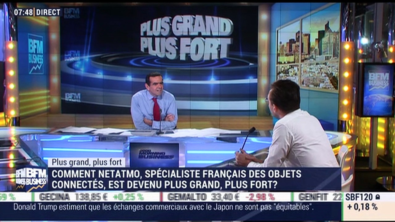 Plus grand plus fort: Netatmo, une société ambitieuse à la conquête du monde - 06/11