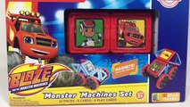 BLAZE and the Monster Machines MAGFORMERS Learn SHAPES and COUNTING Magnets || Keiths Toy Box