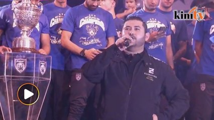 'Hak mutlak saya sebagai TMJ rai kejayaan JDT'