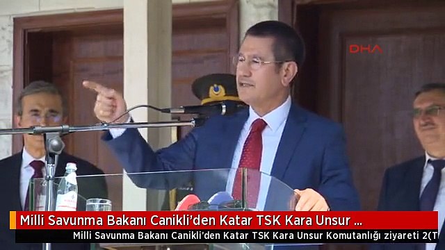 Milli Savunma Bakanı Canikli'den Katar TSK Kara Unsur Komutanlığı Ziyareti 2