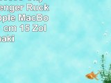 Incase CL60398 City Brief Messenger Rücksack für Apple MacBook Pro 381 cm 15 Zoll khaki