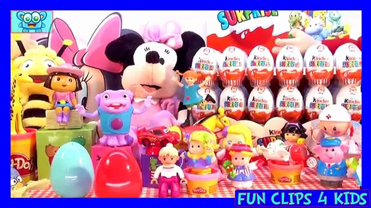 Surprise Eggs Toys Frozen Dora Disney Playmobil Surprise eggs Bumba Toys Minnie mouse disn Dora kids