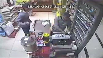 Market Hırsızı Güvenlik Kamerasında