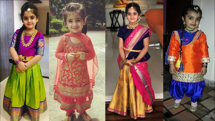 Traditional Dress Designs Catalogue For Kids Baby Girls Lehenga dresses Designs