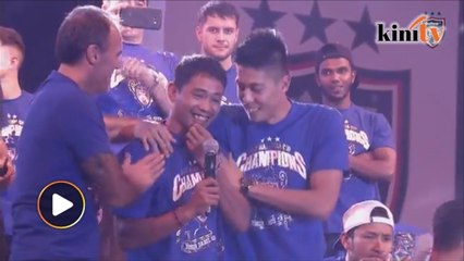 Ucapan penuh emosi Safiq Rahim depan penyokong JDT