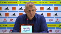 Conférence de presse Patrice Garande après Marseille / Caen