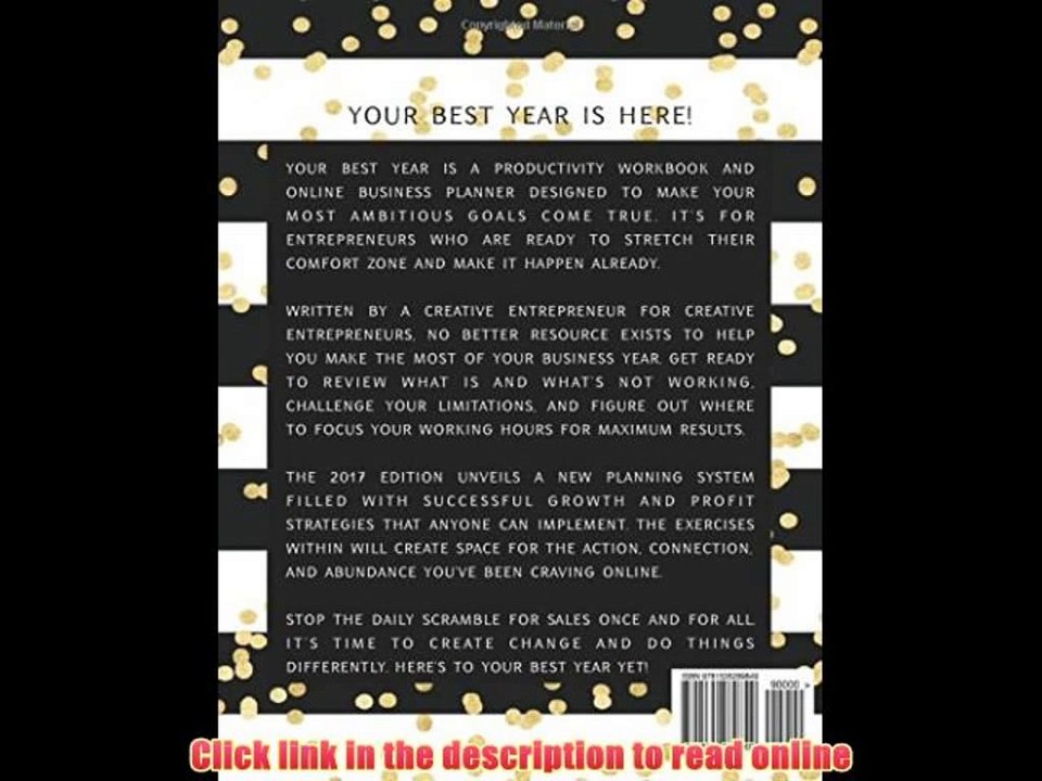 [PDF] Your Best Year 2017: Productivity Workbook and Creative Business Planner ePub Online