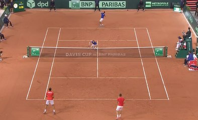 Descargar video: Coupe Davis, la campagne 2017 (9) : Mahut-Herbert doublent la Serbie