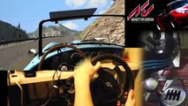 Lake Louise V1.6   Shelby Cobra - Assetto Corsa, Steering Wheel gameplay t500rs. Full HD new