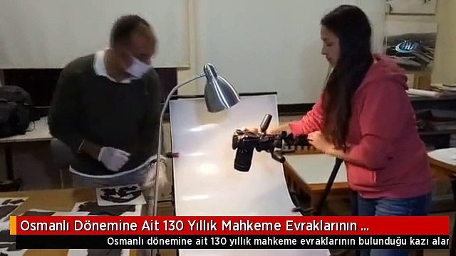 Osmanlı Dönemine Ait 130 Yıllık Mahkeme Evraklarının Bulunduğu Kazı Alanı Havadan Görüntülendi