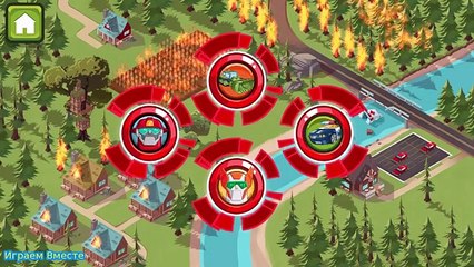 Трансформеры Спасатели Игра как Мультик для детей #2 Transformers rescue bots Game