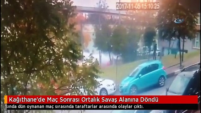 Kağıthane'de Maç Sonrası Ortalık Savaş Alanına Döndü