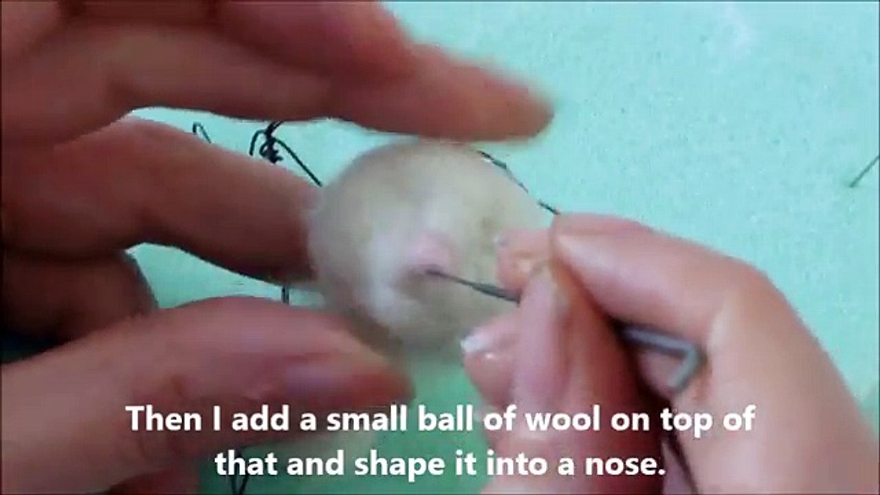 Needle Felt Tutorial Cat / Kitten PART 1 THE HEAD - The Wishing Shed - Beginner