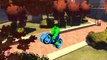 Hulk Rides his Tron Bike Crazy Motorbike Crash Party * Children Nursery Rhyme with Action SHS