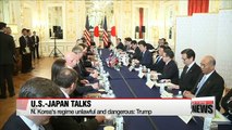 North Korea threat tops agenda at U.S.-Japan summit talks