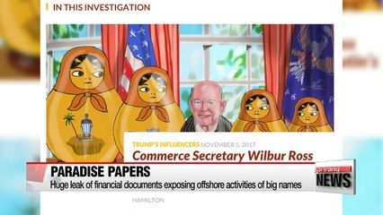 'Paradise Papers' expose secrets of world elites' tax havens