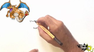 How to Draw Charizard from Pokemon (NARRATED)