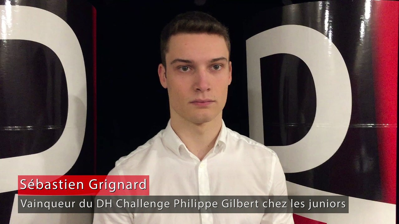 Sébastien Grignard, vainqueur du DH Challenge Philippe Gilbert chez les juniors