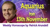 Aquarius Weekly Horoscope from 13th November - 20th November 2017