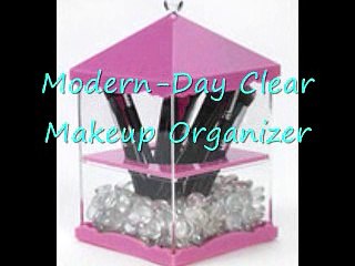 Modern-Day Clear Makeup Organizer